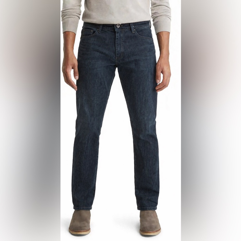 AG Adriano Goldschmied Everett Slim Straight - Deep Plaid